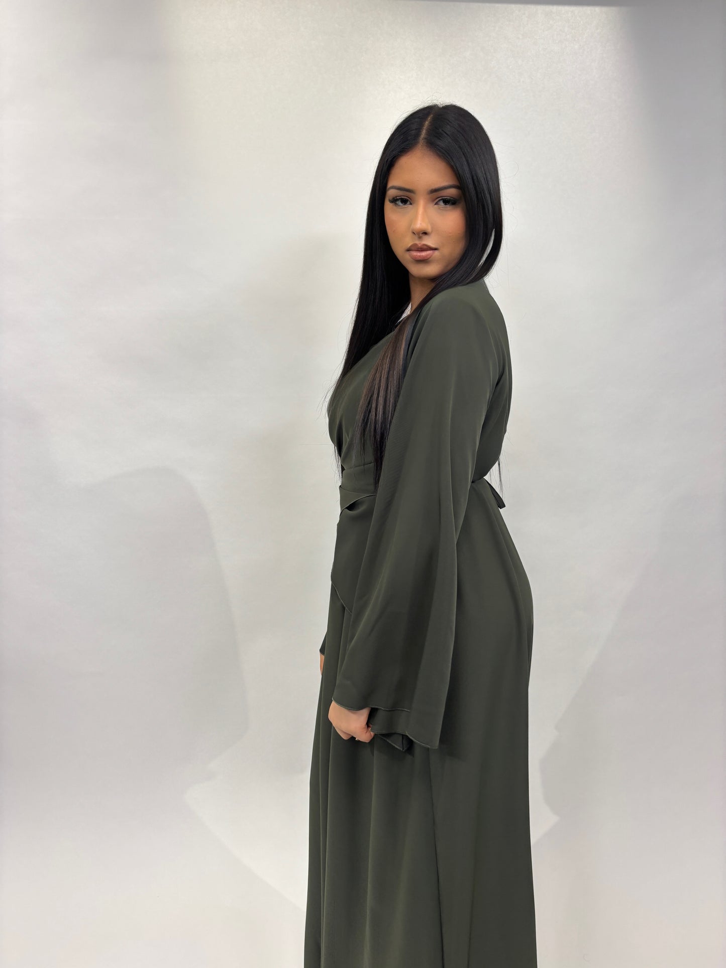 ABAYA ELEGANT VERT